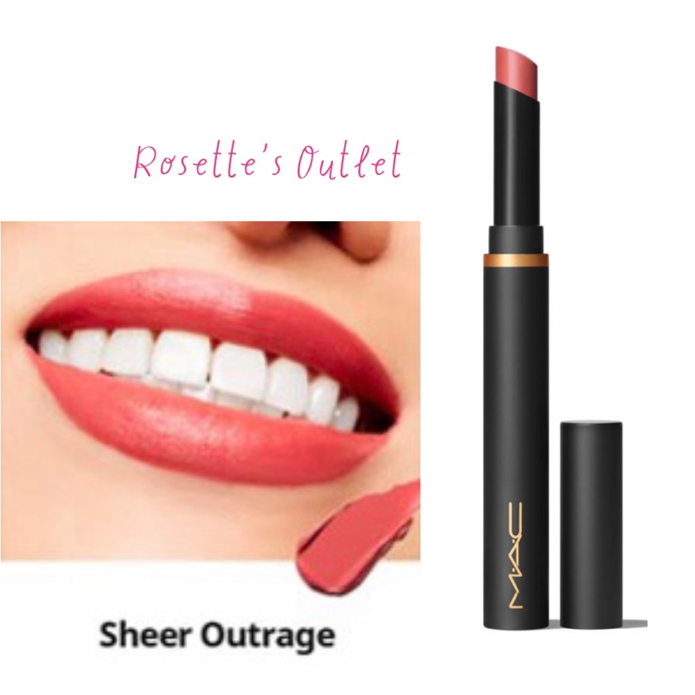 Mac “Seer Outrage” powder kiss velvet slim stick new in box